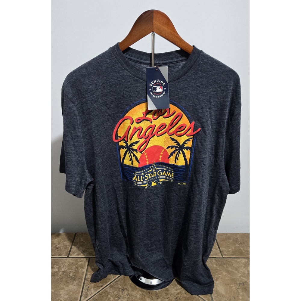 Fanatics MLB Los Angeles All Star Game 2022 Graphic T-Shirt Mens XL Charcoal